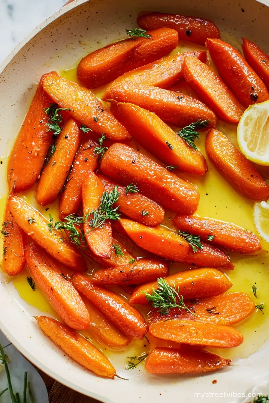 Sweet and Buttery Glazed Carrots