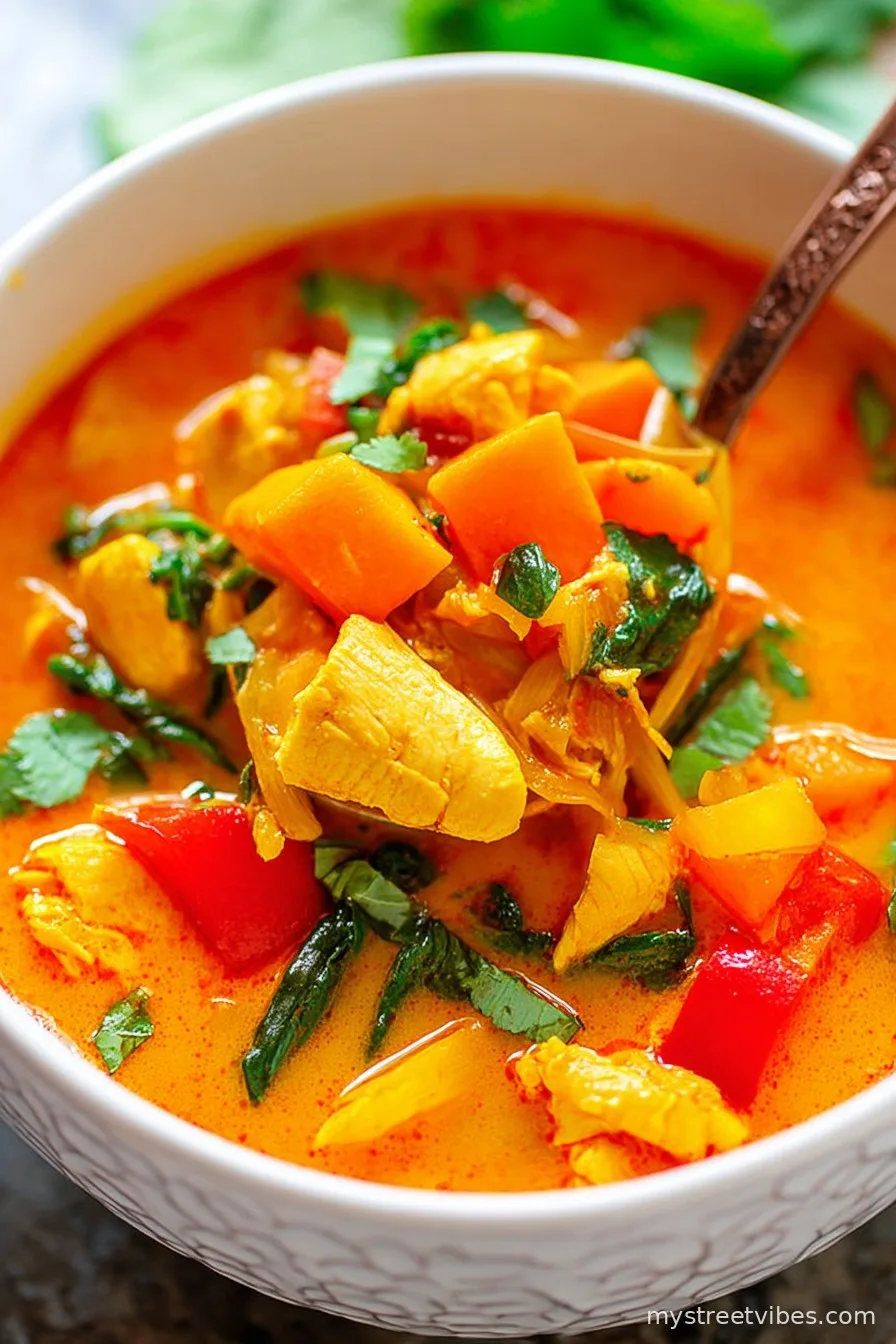 Thai Chicken Curry Soup