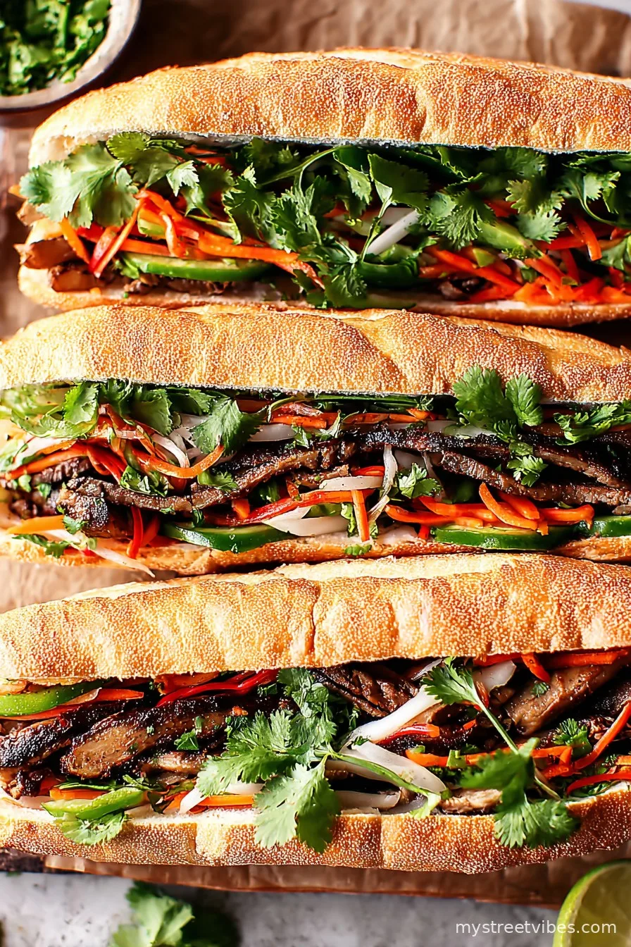 Bahn Mi Sandwich