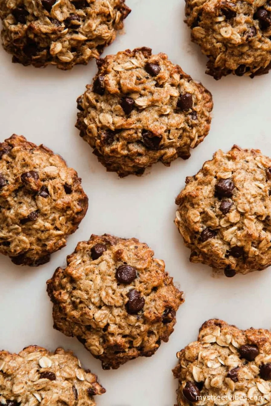 Banana Oatmeal Chocolate Chip Cookies