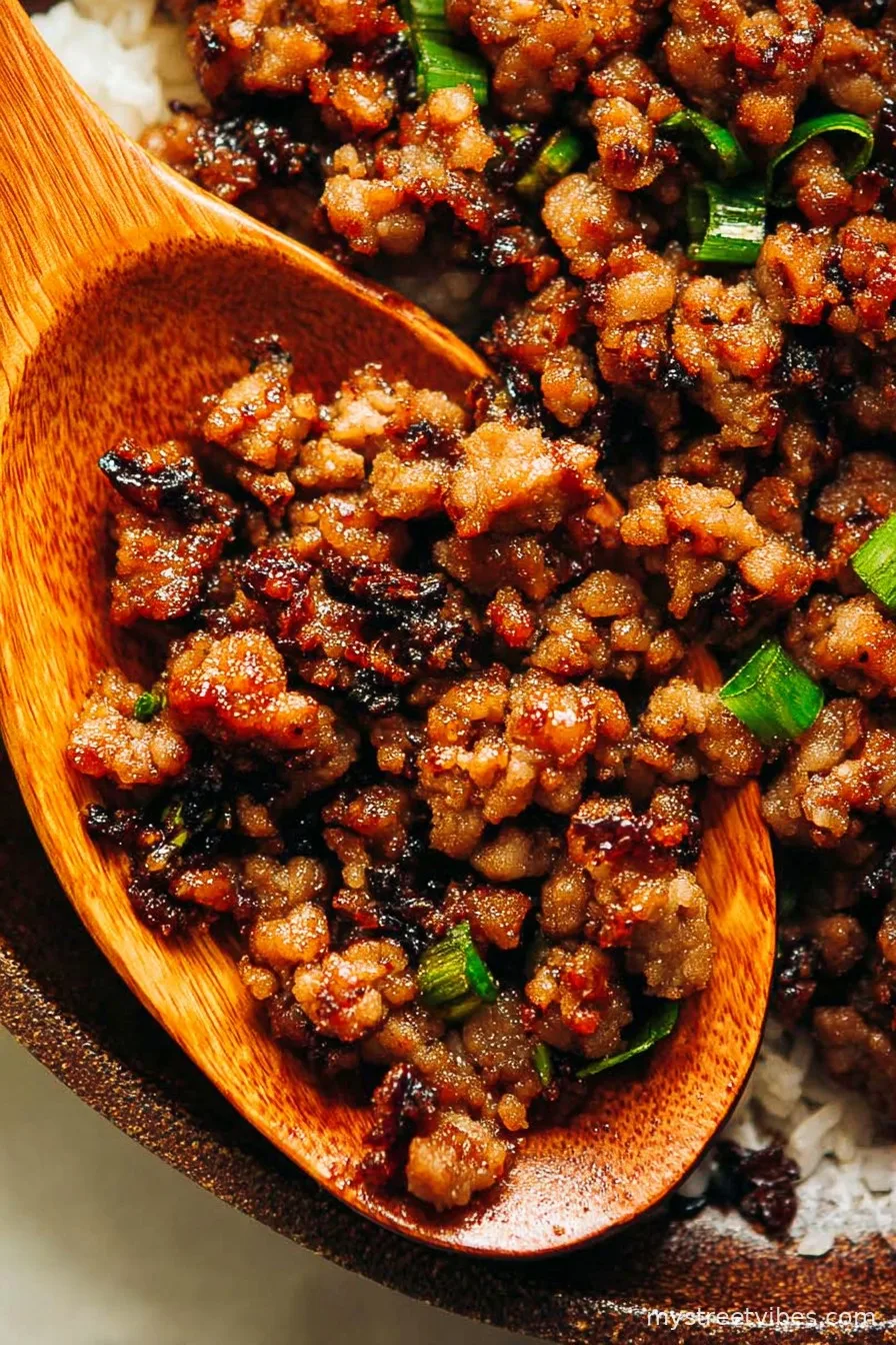 Ginger Lime Pork with Coconut Rice