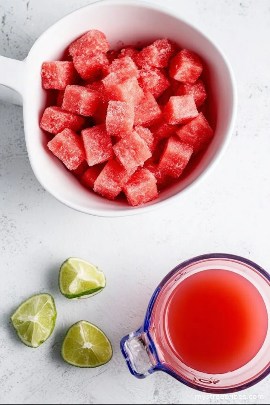 Homemade Watermelon Sorbet