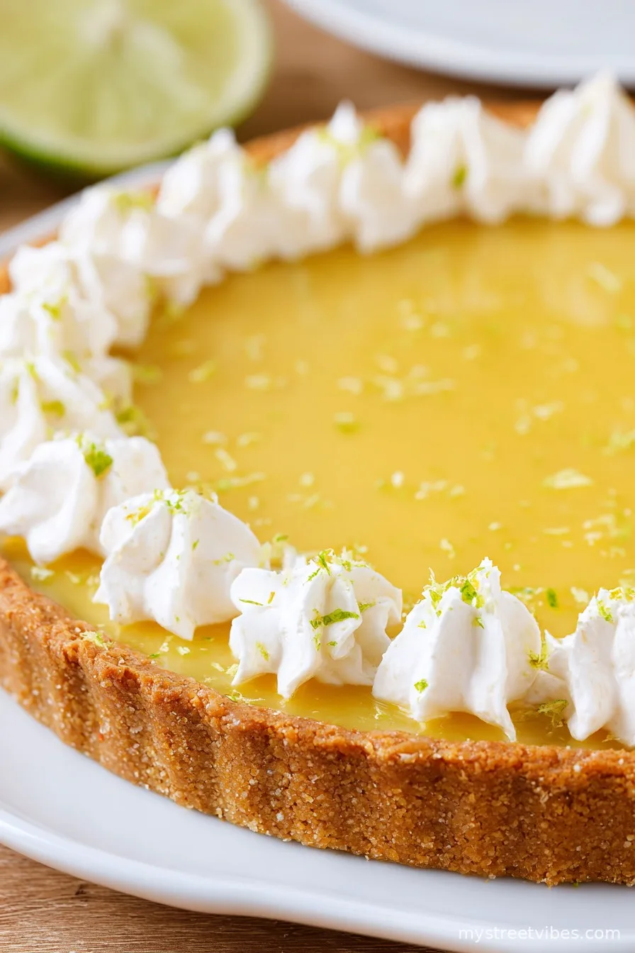 Mango Key Lime Tart