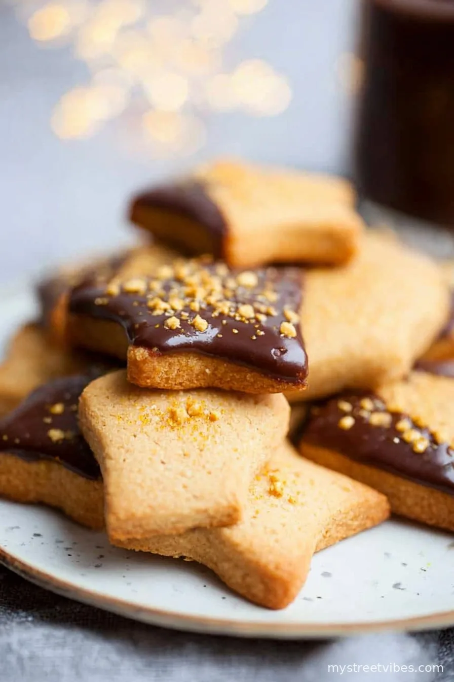 Peanut Butter and Honey Shortbread Cookies