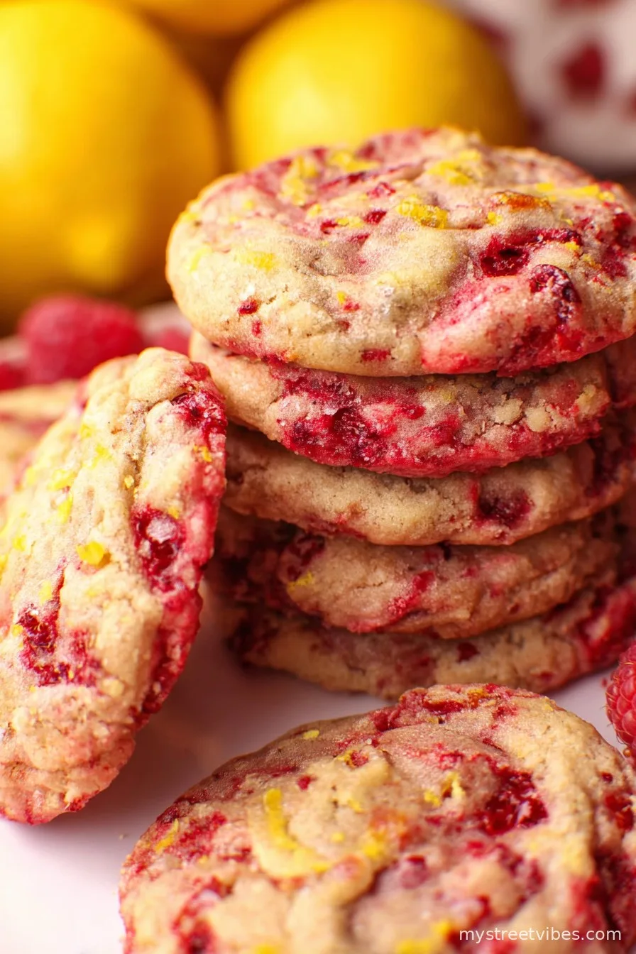 Raspberry Lemonade Cookies