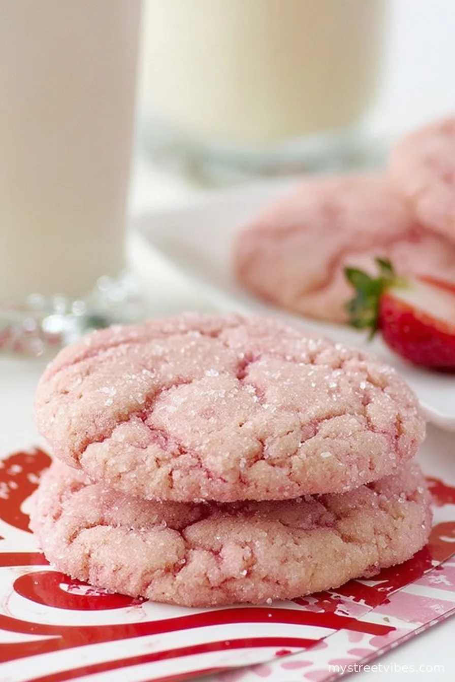 Strawberry Sugar Cookies