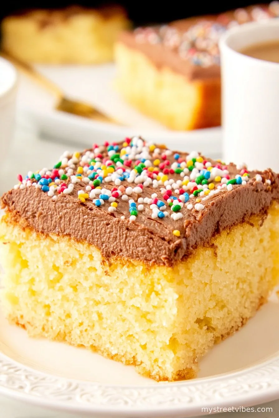 Yellow Butter Cake Recipe