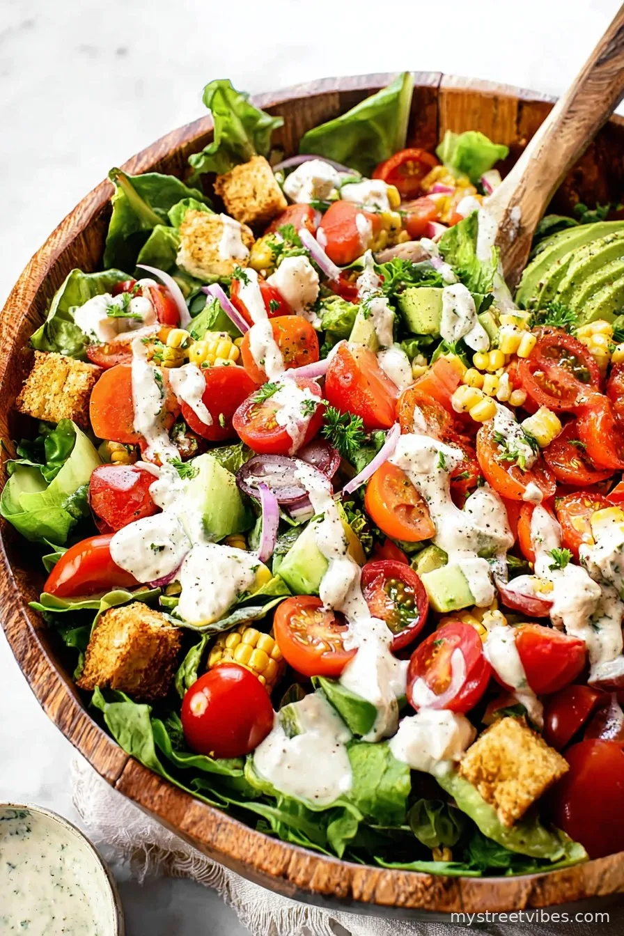 Bacon Ranch Pasta Salad