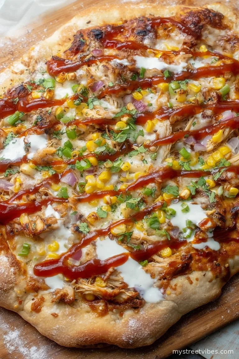 Grilled Summer BBQ Chicken Pizza
