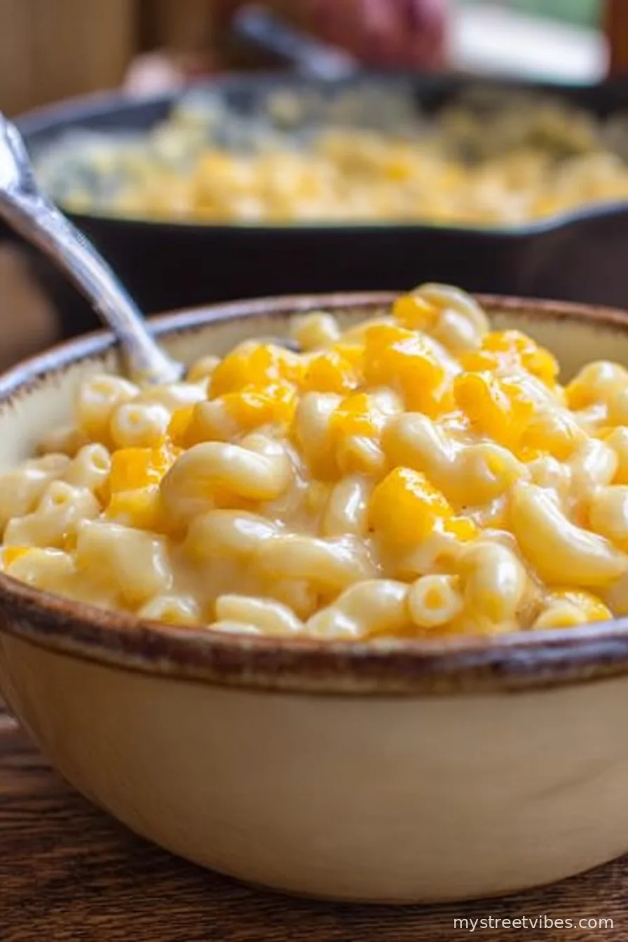 Homemade Stovetop Macaroni and Cheese